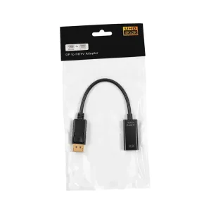 Adaptador Display Port to HDMI 15CM Negro — GENERICOS