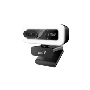 Camara Genius Facecam Light 1080P Fhd USB-A USB-C con Cubierta de Privacidad Black