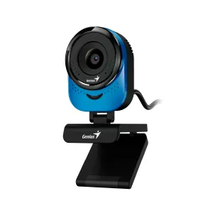 Camara Genius Facecam 1000X Q HD 720P Rotación de 360° USB Blue
