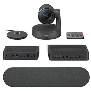 Conference-Cam Logitech Rally Premium 4K-ZOOM 15X-RIGHTSENSE-VISION 90 Hasta 14 Personas — LOGITECH