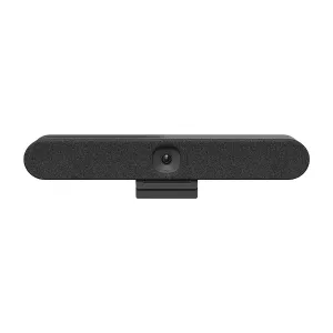 Camara Logitech Rally Bar Huddle Grafito Salas Pequenas 6 Mics 1 Bocina Zoom 4X 4K — LOGITECH