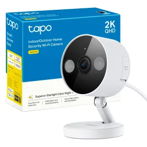 Camara Tp-Link Tapo C120 Fija Int-Ext 4MP 2K Qhd Vis. Noct. Color WI-FI Bidirecional 512GB IP66 — TP-LINK