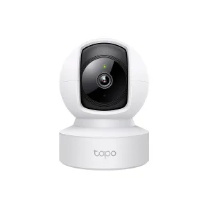 Camara Tp-Link Tapo C212 Tipo PT Int 3MP Visión 360° Vis. Noct. IR WI-FI-RJ45 Bidirecional 512GB — TP-LINK