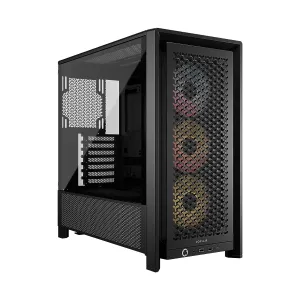 CASE CORSAIR FRAME 4000D RS ARGB Modular Mid-Tower Tempered Glass USB-C 2USB-A Black — CORSAIR