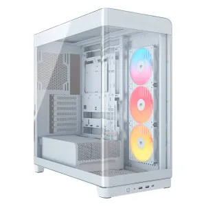 CASE CORSAIR ATX 4500X FRAME RS-R ARGB Panoramic Glass 2USB3.2 HD-Audio Mid-Tower White — CORSAIR