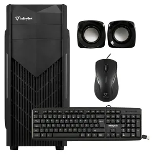 Case Infnytek 5200 Combo Atx Tecl-Mou-Par PS-800W Black — GENERICOS