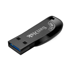 Flash Memory Sandisk 64GB Ultra Shift USB 3.0 Gen 1 Black — SANDISK