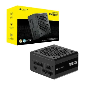Fuente de Poder Corsair RM850e 850W Fully Modular Low-Noice ATX3.1 PCIe5.1 Gold — CORSAIR