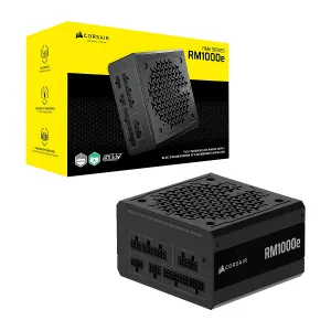 Fuente de Poder Corsair RM1000e 1000W Fully Modular Low-Noice ATX3.1 PCIe5.1 Gold — CORSAIR