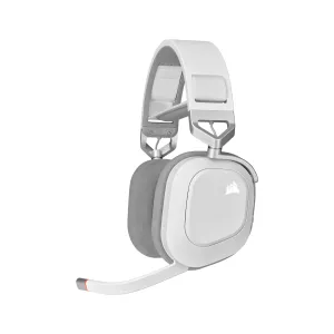 Headset Corsair HS80 RGB Wireless White — CORSAIR