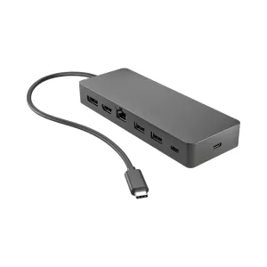 Hub HP 5-Port USB-C to 2USB-C 2USB-A HDMI Black — HEWLETT PACKARD
