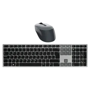 Teclado y mouse Dell Pro KM7321W Inalambrico + BT Gris 3Y