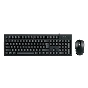 Teclado Genius KM-100SE Usb-Mouse Opt. Wired USB Negro SP
