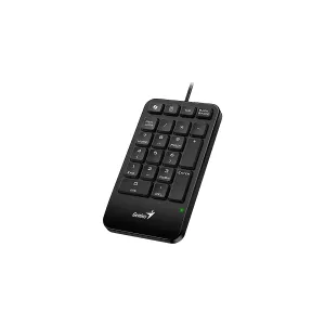 TECLADO GENIUS NumPad 125 Wired USB-C Copilot Slim Design Palmrest Black — GENIUS