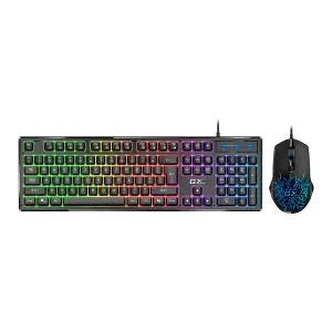 TECLADO - MOUSE GENIUS Wired Gaming Scorpion KM-GX3 2400dpi USB RGB Black