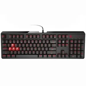 Teclado Omen BY HP 1100 Negro-Rojo
