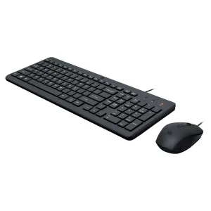 TECLADO - MOUSE HP 150 Wired USB Type-A Black