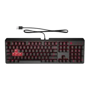 Teclado Omen BY HP Encoder Red USB Black