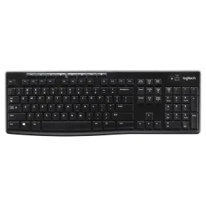 Teclado Logitech K270 Negro Wireless Multimedia USB Black