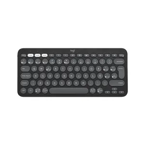 Teclado LOGITECH PEBBLE KEYS 2 K380S Bluetooh SP Negro — LOGITECH