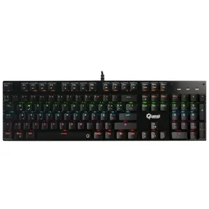 Teclado Quasad QKM-G80 Mecanico Full Size Lighting 9LIGHT Modes Scrolling Wires USB-A Negro
