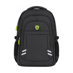 Mochila Notebook Xinweiao Nylon 15.6INC. Negra con Logo Verde — QUASAD COMPUTER