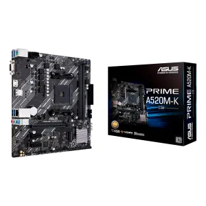 Mbo Asus Prime A520M-K AM4 Ryzen 2DA. 2XDDR4 HDMI DP 12USB 4PCIE Matx