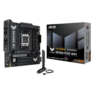 Mbo Asus Tuf Gaming B850M-Plus WIFI AM5 Amd Ryzen 9000 DDR5-8000Mhz BT DP HDMI 12usb PCIe 5.0 mATX — ASUS COMPUTER INTERNACIONAL