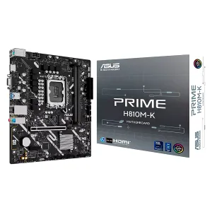 MBO ASUS PRIME H810M-K Intel Core Ultra LGA1851 2xDDR5 VGA HDMI M.2 9USB 2PCIe4.0 micro ATX — ASUS COMPUTER INTERNACIONAL