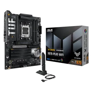 Mbo Asus Tuf Gaming X870-Plus WIFI Amd AM5 4DDR5 WIFI HDMI 2USB4 4M.2 10USB PCIe5.0-4.0 Atx — ASUS COMPUTER INTERNACIONAL
