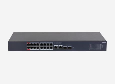 DAHUA 20-Port Cloud Managed Desktop Gigabit Switch with 16-Port — DAHUA