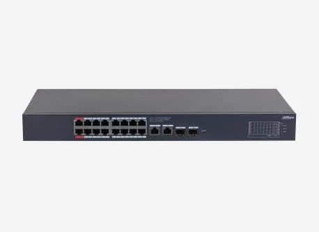 DAHUA 20-Port Cloud Managed Desktop Gigabit Switch with 16-Port — DAHUA