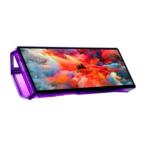 Pantalla CORSAIR 14.5Inch TOUCH XENEON EDGE 2560x720 60Hz HDMI Pegable a Sup. Acero V-H Purple — CORSAIR