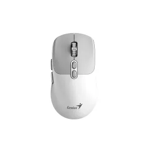 Mouse Genius NX-8080S BT AI Copilot Dual Wireless Silent 7-BOT White-Gray