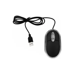 Mouse Optico 800DPI USB High Precision Negro — GENERICOS