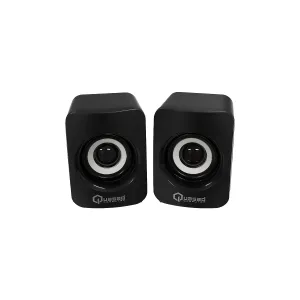 Parlante Quasad QS-616 USB Multimedia Negro — QUASAD COMPUTER