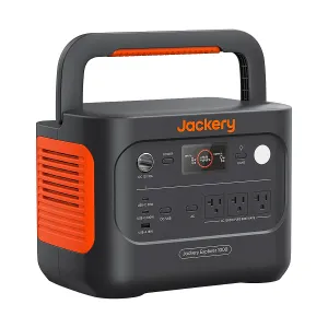 Portable Power Station Jackery 1000 v2 1070Wh LiFePO4 Battery 1500w AC-100W USB-C Panel Solar-Inc — GENERICOS