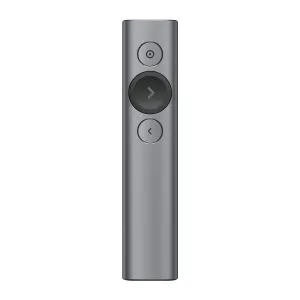 Puntero Logitech Spotlight 2.4GHZ BT Receptor USB Laser Digital 30MTS Cronometro