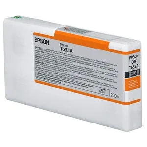 Cartucho Epson T653A00 Stylus Pro 4900 Naranja 200ML