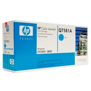 Toner HP Laserjet 3505-3800 Cian Q7581A — HEWLETT PACKARD