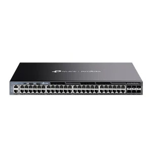 Switch TP-Link Gestionable Omada L3 de 48Puertos Gigabit Stackable con 6Slots 10G — TP-LINK