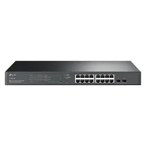 Switch Smart TP-Link Gigabit JetStream de 18Puertos con PoE Plus de 16Puertos — TP-LINK