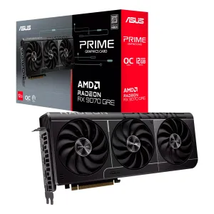 Video Asus Prime Radeon RX-9070 Gre OC 12GB GDDR6 192Bit HDMI 3DP. 3VENT. PCIE 5.0