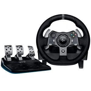 Volante Driving Logitech G920 Negro Xbox One-Pc Simulacion Inmersiva-Pedales Ajustables — LOGITECH